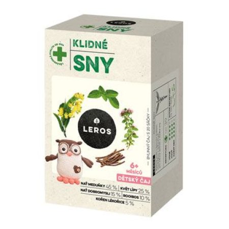 Čaj Leros Dětský čaj Klidné sny 20x1,5g sacc