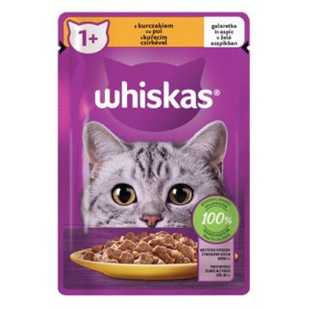 Whiskas kapsička s kuřecím v želé 85 g