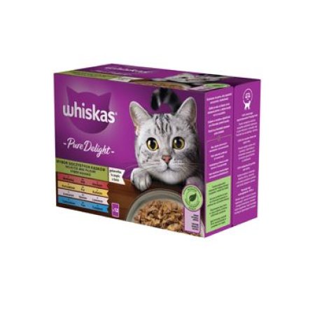 Whiskas kapsička Pure Delight mixovaný výběr v želé 12 x 85 g