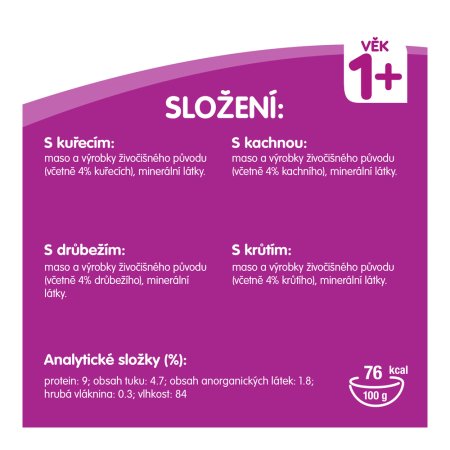 Whiskas kapsička Drůbeží výběr v želé 12 x 85 g