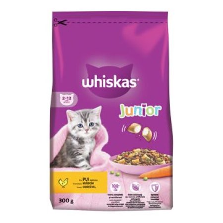 Whiskas granule Junior s kuřecím 300 g