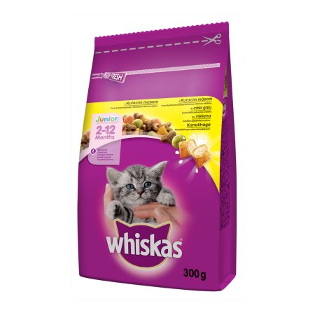 Whiskas granule Junior s kuřecím 300 g