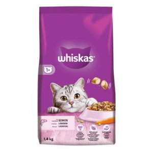 Whiskas granule s lososem 1,4 kg