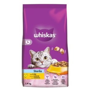 Whiskas granule Sterile s kuřecím 1,4 kg