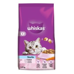 Whiskas granule Sterile s lososem 1,4 kg