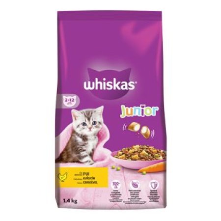 Whiskas granule Junior s kuřecím 1,4 kg