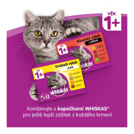 Whiskas granules hovězím 3,8 kg