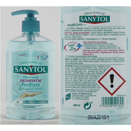 Sanytol dezinfekční mýdlo Purifiant 250 ml