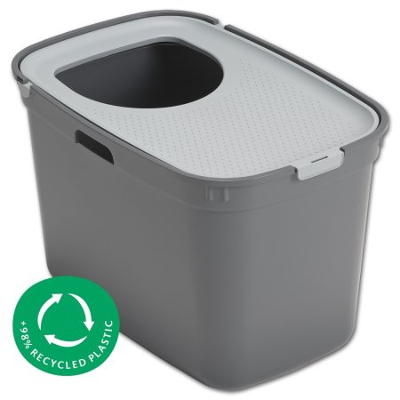 Toaleta Top Cat šedá, 59x39x38,3cm