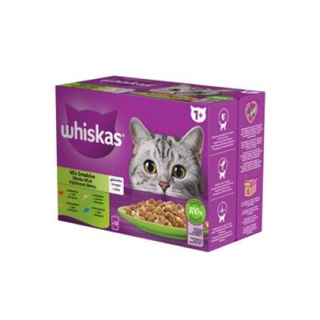 Whiskas kapsička Mixovaný výběr v želé 12 x 85 g