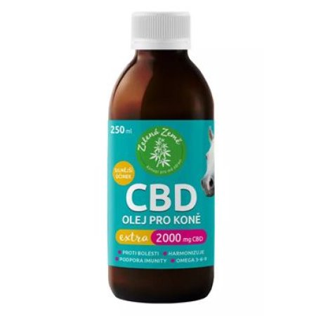 CBD olej pro koně Extra 2000mg, 250ml