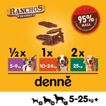 Pedigree Pochoutka Ranchos hovězí 70 g