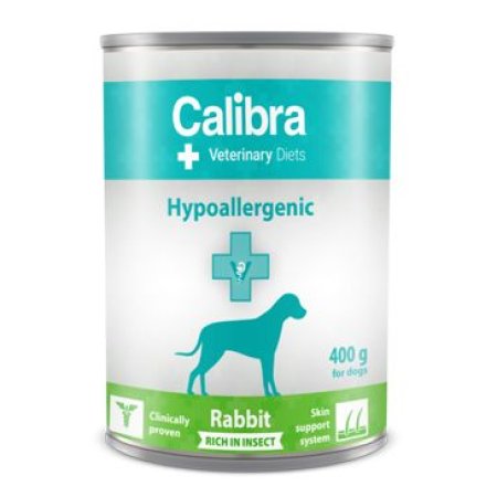 Calibra VD Dog konz. Hypoallergen. Rabbit&Insect 400g