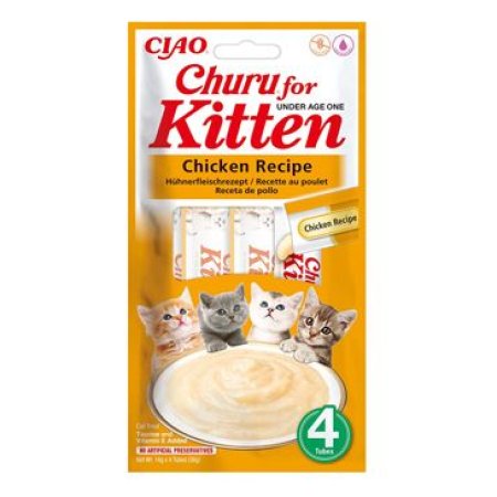 Churu Cat Kitten Chicken Recipe 4x14g