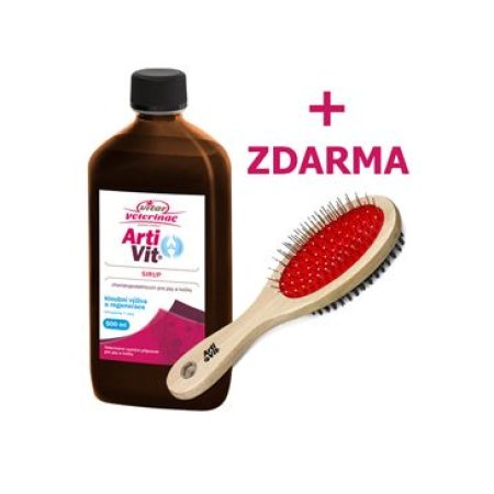 VITAR Veterinae Artivit Sirup 500 ml + 1x kartáč pro psy ZDARMA