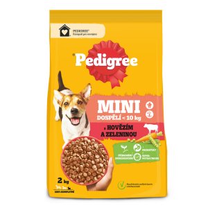 PEDIGREE granule Mini s hovězím a drůbežím 2 kg