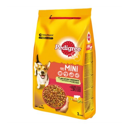 PEDIGREE granule Mini s hovězím a drůbežím 2 kg