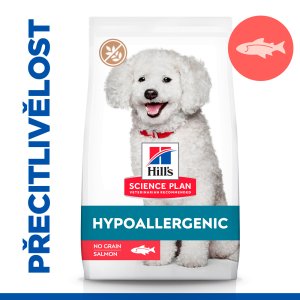 Hill’s Science Plan Hypoalergenní pro malé dospělé psy s lososem 6 kg