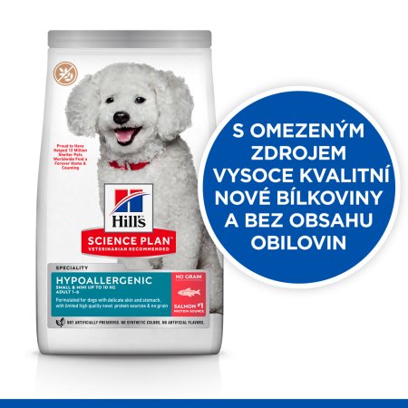 Hill’s Science Plan Hypoalergenní pro malé dospělé psy s lososem 6 kg
