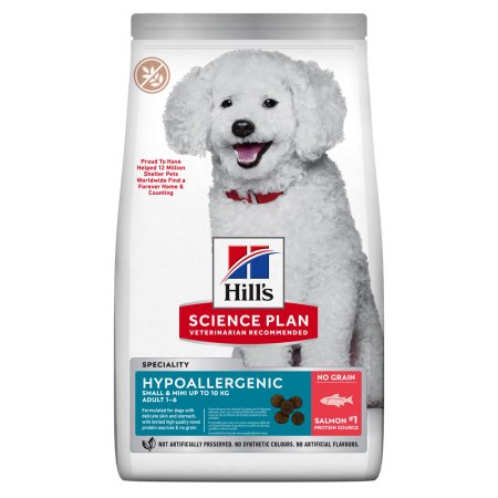 Hill’s Science Plan Hypoalergenní pro malé dospělé psy s lososem 6 kg