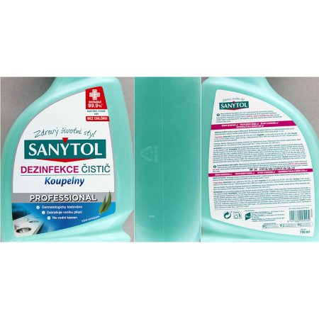 Sanytol čistič koupelen Professional 750 ml