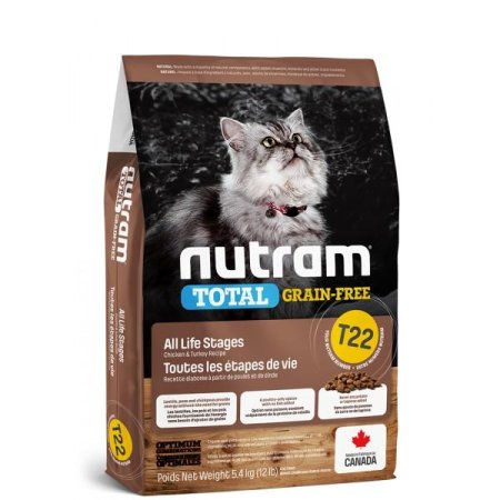 Nutram Total Grain Free kuře, krůta Cat 1,13 kg