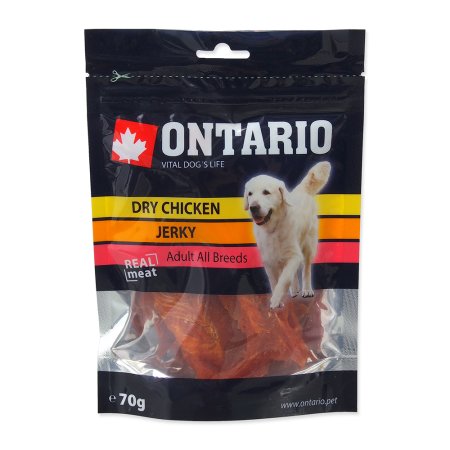 ONTARIO pochoutka Dry Chicken Jerky 70g