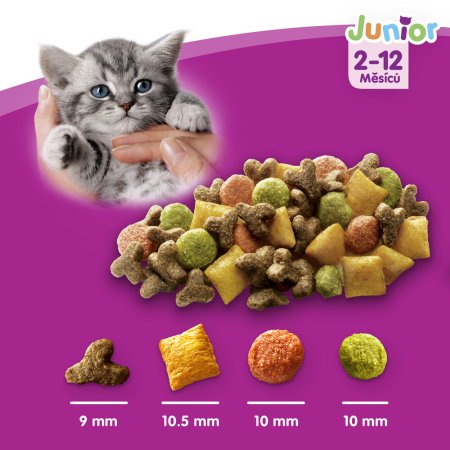 WHISKAS granule Junior s kuřecím 800 g