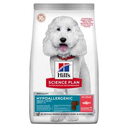 Hill’s Science Plan Canine Adult Medium Hypoallergenic Salmon 2,5 kg