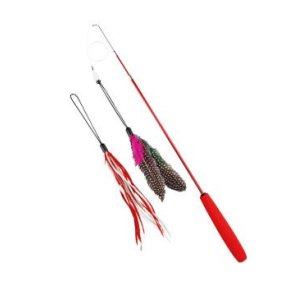 Trixie Teleskopická tyč s hračkou pro kočky 40-98 cm