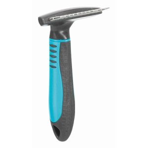 Trixie Hrablo s rotačnímy zuby,antiskluz.rukojeť 7x14cm, zuby 2cm