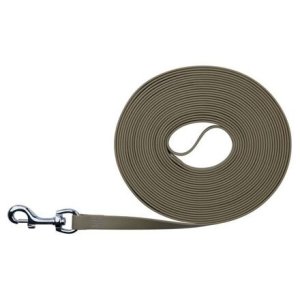 Trixie Easy Life trekové vodítko PVC 15,00 m/17 mm, taupe-šedé - DOPRODEJ