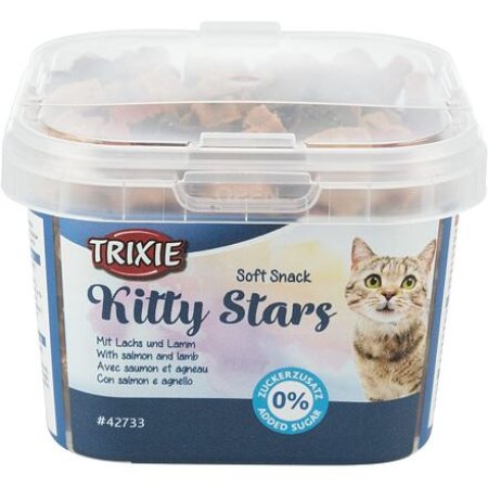 Trixie Soft Snack Kitty Stars - hvězdičky losos, jehněčí 140g