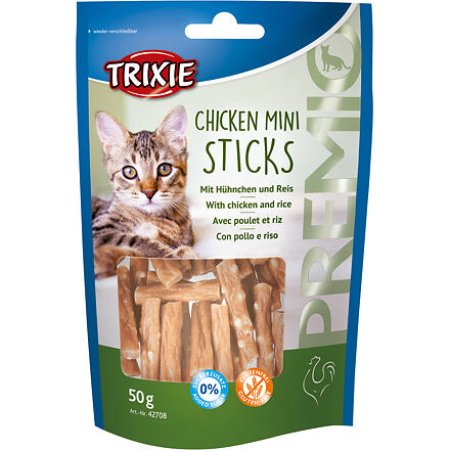 Premio MINI STICKS - mini tyčinky kuřecí s rýží 50 g