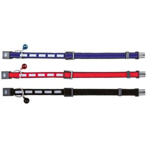 Trixie Obojek pro kočku reflexní, sametový 22-36 cm