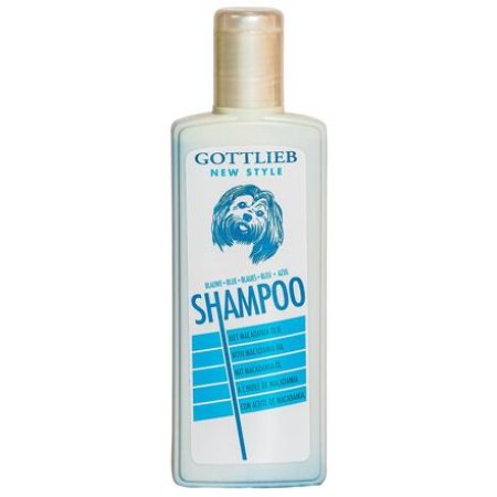 Gottlieb Blue šampon 300ml - vybělující s makadamovým olejem