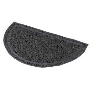 Trixie Půlkruhová PVC předložka šedá k WC 41 x 25 cm