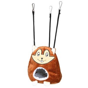 Trixie Plyšová závěsná jeskyň tvar křeček pro myši a křečky 11x14cm