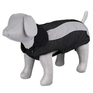 Trixie Zimní obleček MARNE černý, s průvlekem na vodítko - DOPRODEJ