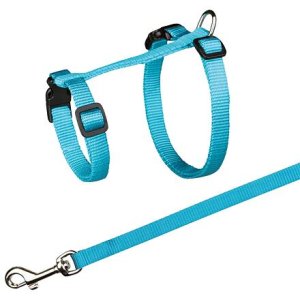Trixie Postroj nylon. pro kočku s vodítkem XL, 34-57 cm/13mm, 1,20m