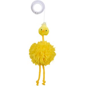 Trixie Plyšové kuřátko na gumičce 20 cm