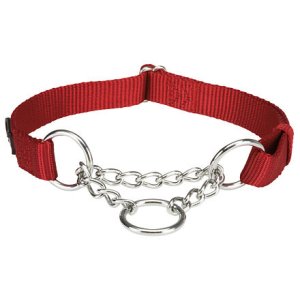 Trixie Nylonový polostahovací obojek PREMIUM - červená 35-50 cm/20 mm