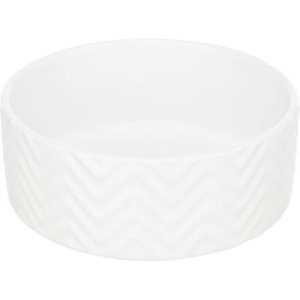 Trixie Keramická miska, vroubkovaná, bílá 0,9 l/ 16 cm