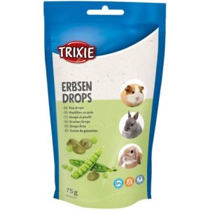 Trixie PEA DROPS - hráškové dropsy, pamlsek pro hlodavce, 75 g
