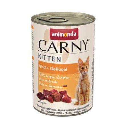 ANIMONDA konzerva CARNY Kitten - hovězí + drůbež 400g