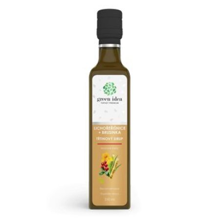 Sirup Třtinový Lichořešišnice+brusinka TOPVET 250ml