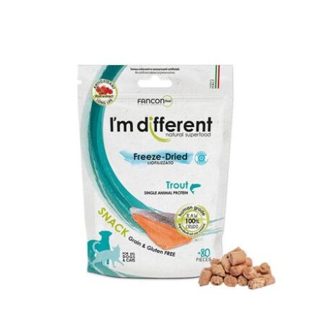 I’M DIFFERENT SNACK pstruh - mrazem sušený pamlsek, 40 g