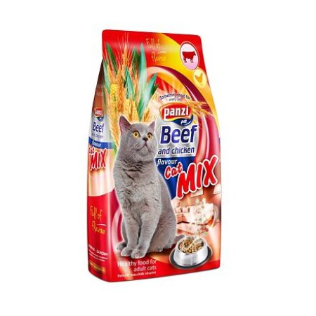 Panzi Cat Mix Beef, chicken 10 kg hovězí+kuřecí granule pro kočky