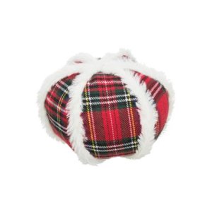 Trixie Xmas Ball - vánoční látkový míč zdobený plyšem, 15 cm