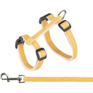 Trixie Postroj pro kočky s vodítkem, 27-45 cm/ 13 mm, 1,2 m, okrová